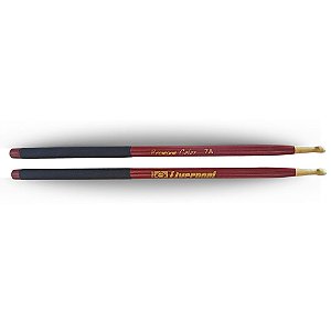 BAQUETA LIVERPOOL LISA 7A MADEIRA PREMIUM VERMELHA EMBORRACHADA