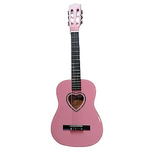 VIOLÃO AUSTIN KAUTHON INFANTIL ROSA NYLON