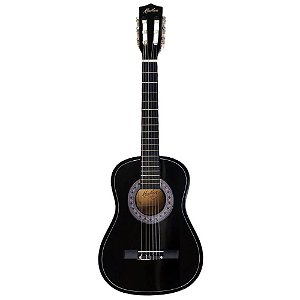 VIOLÃO AUSTIN KAUTHON INFANTIL ACUSTICO PRETO NYLON
