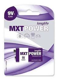 BATERIA 9V ALCALINA 6LR61 MXT POWER