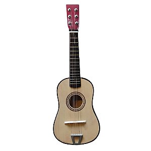 MINI VIOLÃO NATURAL INFANTIL DE BRINQUEDO