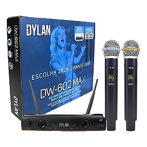 MICROFONE SEM FIO DW-602 MAX DYLAN