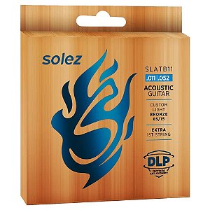 ENCORDOAMENTO PARA VIOLÃO AÇO 0.11/0.52 LIGHT SOLEZ SLATB11