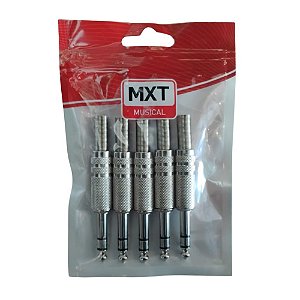 CONECTOR P10 STEREO PROFISSIONAL MXT KIT C/5