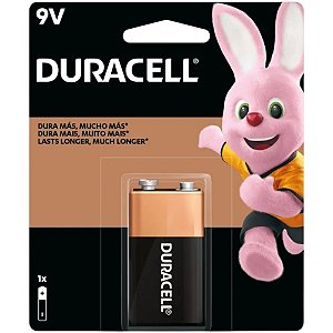 BATERIA 9V DURACELL ALCALINA C/1
