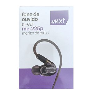 FONE DE OUVIDO IN MONITOR DE PALCO PRETO ME-225P MXT