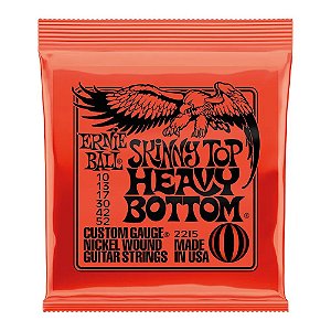 ENCORDOAMENTO PARA GUITARRA 0.10/0.52 SKINNY TOP HEAVY BOTTOM ERNIE BALL