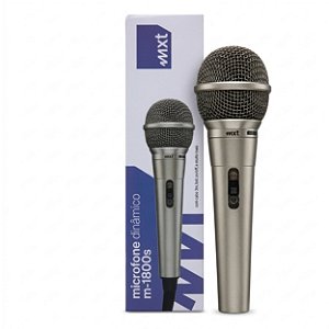 MICROFONE DINAMICO M1800S PRATA MXT