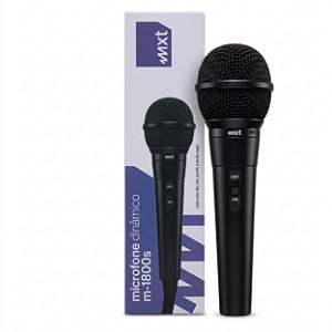 MICROFONE DINAMICO M1800B PRETO MXT