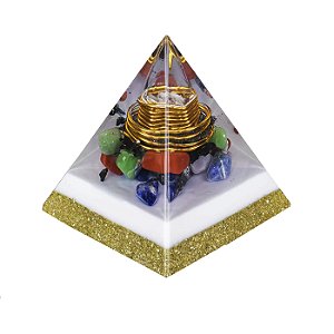 Orgonite Personalizado Pirâmide 10cm