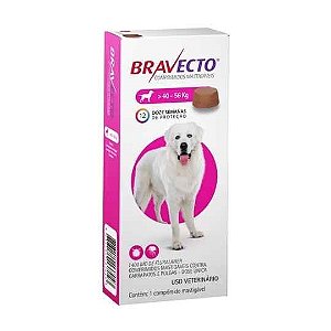 Bravecto 1.400 Mg (40 A 56 Kg) - Rosa