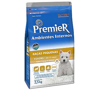 Premier Ambientes Internos Filhotes RaÇas Pequena 2,5 Kg