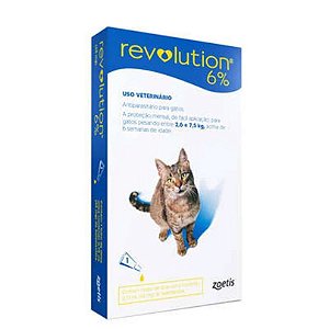 Revolution 6% Bs 0,75 Ml - 2,6 Ate 7,5 Kg