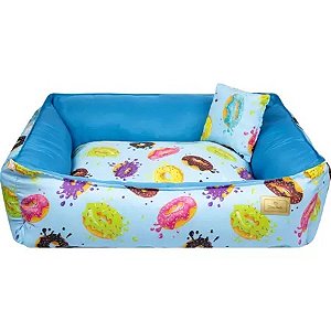Cama Donuts Azul Tam. M
