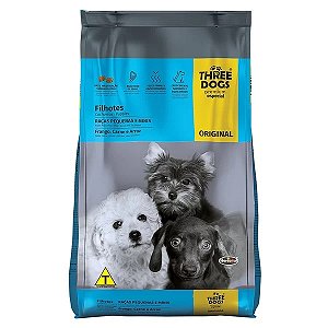 THREEDOGS ORIGINAL FILHOTE PEQUENAS E MINI 15KG