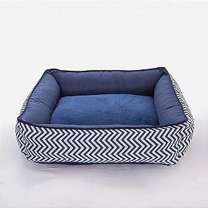 Cama Zig-zag Azul Tam. U