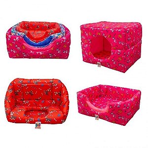 CAMA CUBO 3 EM 1 TECIDO P/M/G