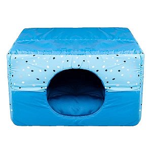 CAMA CUBO POA AZUL M