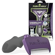 ESCOVA PARA GATO PELO CURTO - P - LILAS FURMINATOR