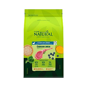Ração Guabi Natural Cao Adulto Mini Pequeno Cordeiro E Aveia 1Kg