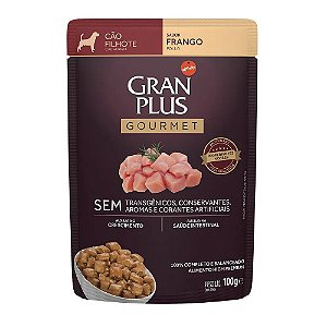 Gran Plus Sache Gourmet Cao Filhote Frango 100G