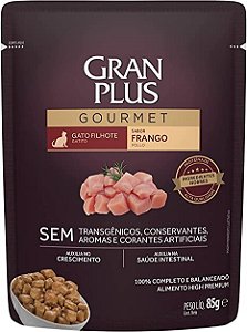 Gran Plus Sache Gourmet Gato Filhote Frango 85G
