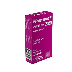 FLAMAVET GATOS 0.2 MG - 10COMP