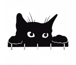 PORTA CHAVE GATINHO OLHANDO