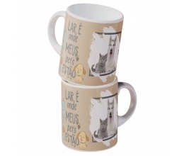 CANECA LAR E ONDE MEUS PETS ESTAO