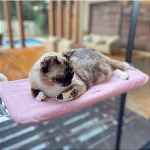 Cama De Janela Para Gatos Petlon - Rosa