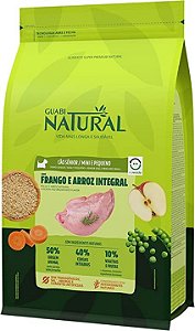 Ração Guabi Natural Cao Senior Pequenas E Medias Frango E Arroz Integral 2.5Kg