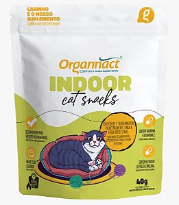 Indoor Cat Snacks Petisco Para Gatos Castrados 40 G