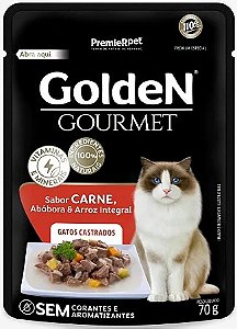 Golden Gourmet Gatos Castrado Carne 70g