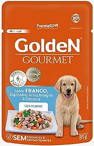 Golden Gourmet Caes Filhotes Sabor Frango SachÊ 85g