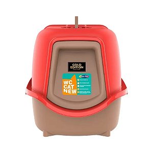 SANITARIO WC CAT NEW GOLD PLASTPET - VERMELHO