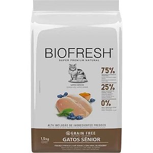 Biofresh Gatos Senior Frango 1,5Kg