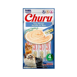 CHURU ATUM MOUSSE PARA GATOS COM 4 UNID
