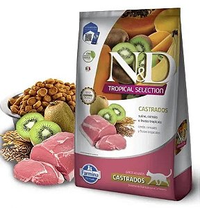 Ração Nd Feline Tropical Castrado Suino 1,5Kg
