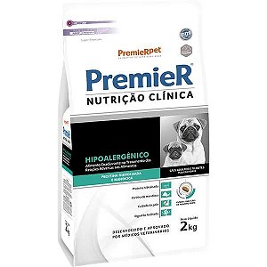 PREMIER NUTRICAO CLINICA HIPOALLERGENIC PROTEINA HIDROLIZADA MANDIOCA PEQUENO PORTE 2KG