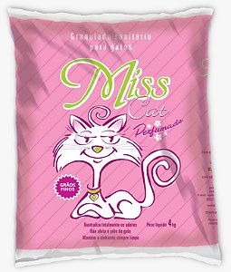 Areia Sanitaria Miss Cat 4Kg Perfumada