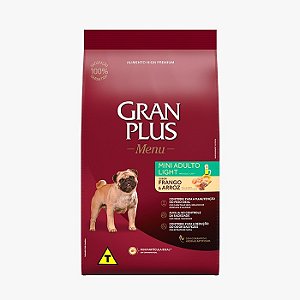 Gran Plus Menu Cao Adulto Light Mini 3kg