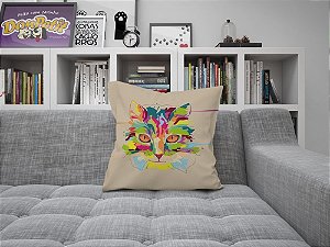 ALMOFADA CAT GEOMETRIC - 45cm x 45cm