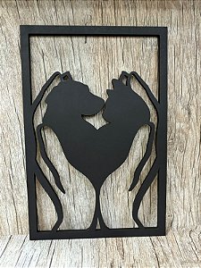 QUADRO VAZADO PET LOVE