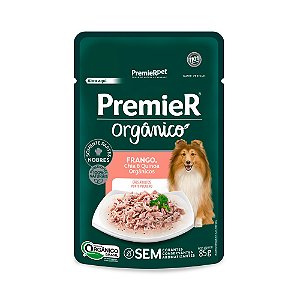 Premier Organico Caes Frango 85g