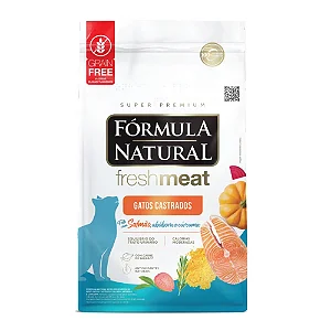 Formula Natural Fresh Gato Cast Salmao 1kg
