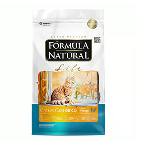 Formula Natural Life Gato Cast Salmao 1kg