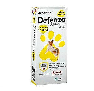 Defenza 45mg (2,5 A 4,5 Kg) Amarelo