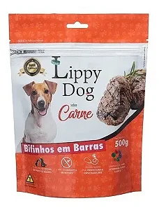 Bifinho Lippy Dog Barra Carne 50g Cx 20 Und