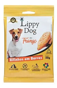 Bifinho Lippy Dog Barra Frango 50g Cx 20 Und