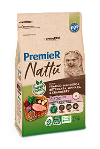 Premier Nattu Caes Filh R Peq Mandioca 2,5kg